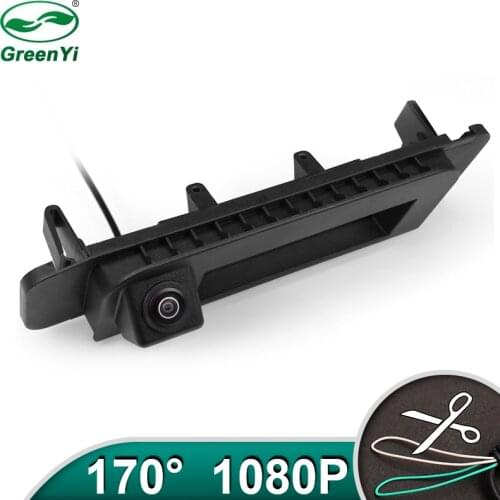 GreenYi HD AHD 1080P 170 Degree Fisheye Lens Vehicle Rear View Camera For Mercedes Benz C Class CLA W205 W117 Car