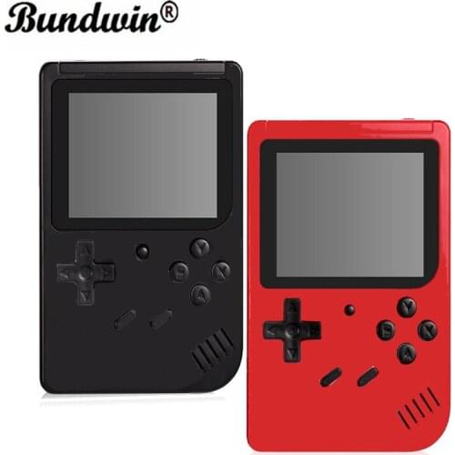 Bundwin Classic Handheld Game Players Console Retro Electronic Gamepad Box 3.0inch TFT LCD Screen TV AV OUT for Child BOY Gift