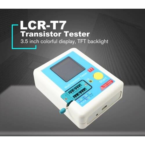 LCR-T7 Transistor Tester TFT Diode Triode Capacitance Meter LCR ESR meter NPN PNP MOSFET IR Multifunction tester
