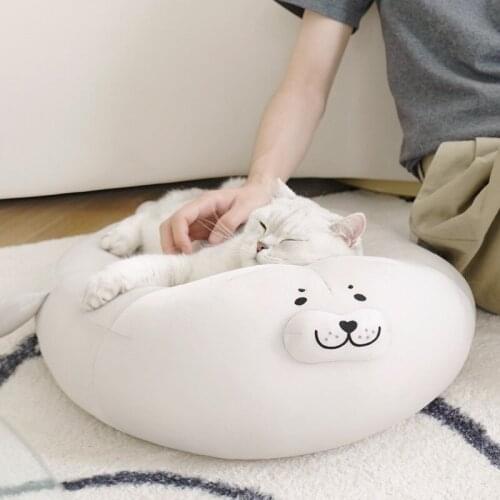Ice silk seal cat nest ice nest dog nest summer cool nest small dog bed pet ice pad cat products cat beds pet bed cat hammock