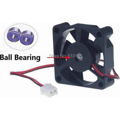 Gdstime Mini Cooler 35mm 12V 0.09A 2Pin Ball Bearing Cooling Fan 35x35x10mm