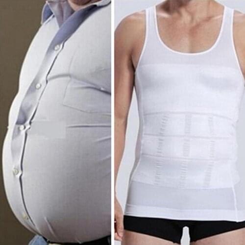 Slimming Wrap Men Slim Body Shaper Vest Tank Top Tummy Waist Underwear Beer Belly Slimmer Vest Slimming Underwear