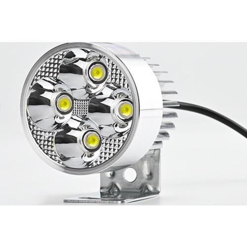 12W motorcycle headlight 1200ml moto driving auxiliary head lamp Light 12V 24V 48V 60V 64V 72V led motobike spotlight headlamp