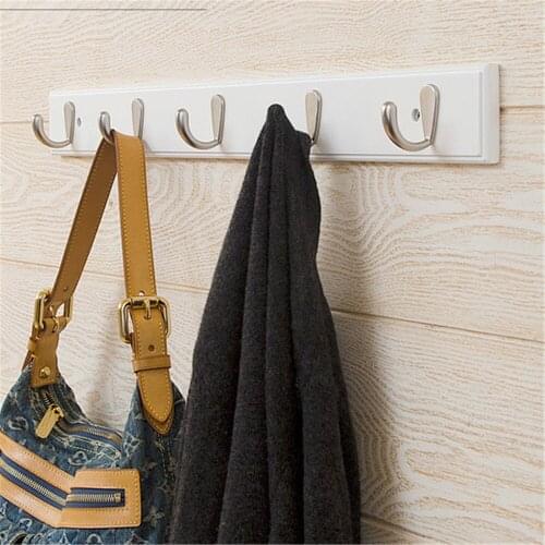 Wall Hooks Solid Wood Wall Hangers Hooks Clothes Shelf Towel Coat Hook Hat Rack Bathroom Wall Hangers Racks Hooks Key Holder