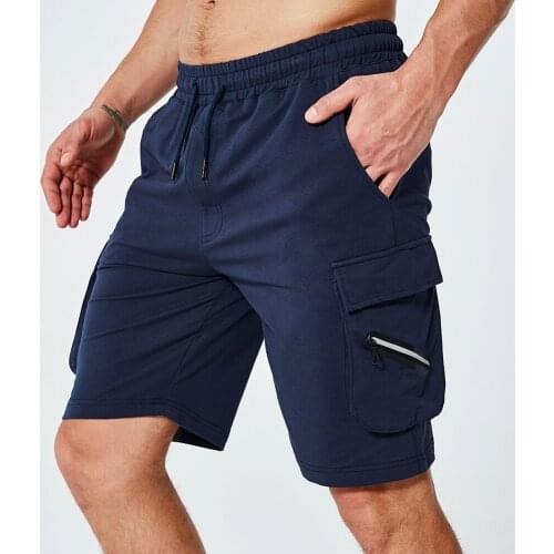 New Summer Fashion Casual Mens Sports Shorts Street Wear Fashion Mens Pants Basketball Sports Shorts Hip Zipper Pocket Shorts