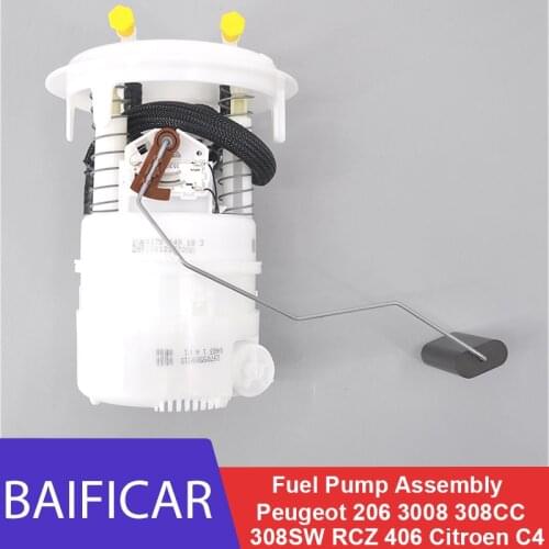 Baificar Brand New Genuine Double Pipes Electric Fuel Pump Assembly In tank For Peugeot 206 3008 308CC 308SW RCZ 406 Citroen C4