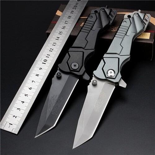 Outdoor Tactical Folding Knife Swiss Special Warfare Knife Wilderness Survival Sergeant Knife Field Self-defense Pocket Knife