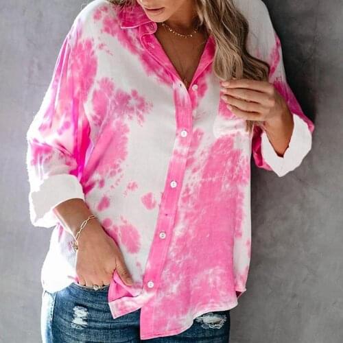 New Fashion cloud Print Women Blouses Long Sleeve Turn-down Collar Blouse Shirt Casual Tops Plus Size Elegant Work Shirt female