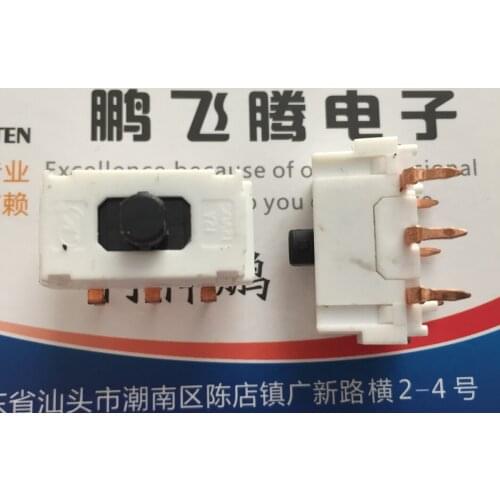 1PCS Vertical toggle switch 6 feet 3 gears dual self-reset sliding switch car window glass lift switch