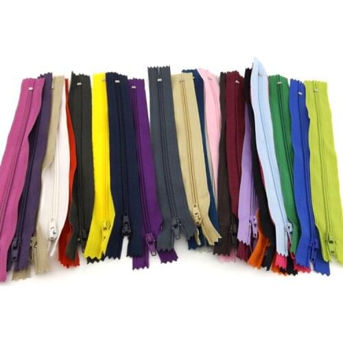 100pcs 20cm Length Nylon Coil Zippers Tailor Garment Sewing Accessories