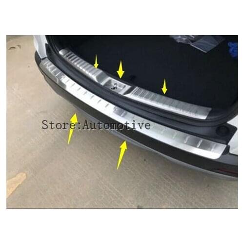 2 PCS Rear Bumper Protector Tail Tailgate Trunk Guard door sill scuff plate fit for Honda CRV CR-V 20172018