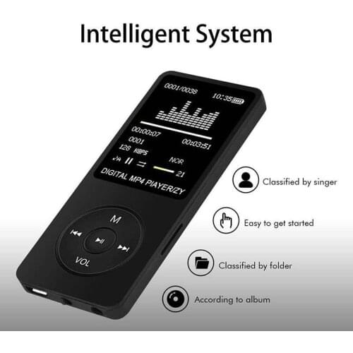 2021 Fashion Portable MP3 MP4 Player LCD Screen FM Radio Video Games Movie Colorful mini USB Hi Fi Music Player Support SD Card