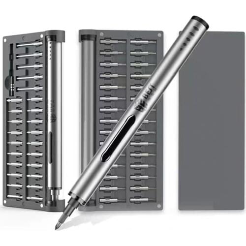 57 in 1 Electric screwdriver S2 alloy steel material bits tip mobile phone repair set
