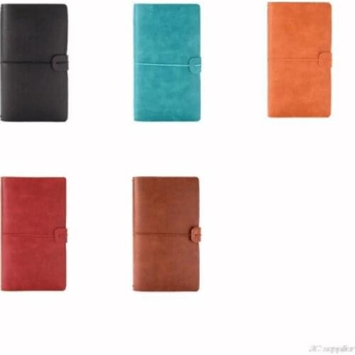 A6 Vintage Notebook Hardcover Notebook A6 Notepad Business Retro Handbooks PU Leather Journal for School Office wholesales