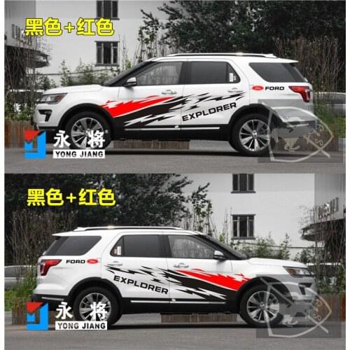 Car stickers FOR Ford Explorer car body modification stickers personality cool decorative decals