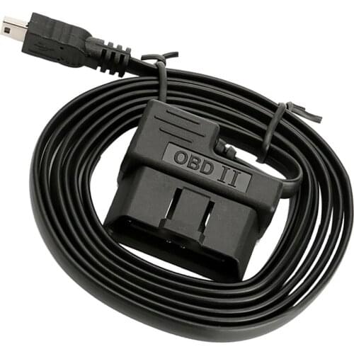 For OBD 2 16-Pin to Mini USB Diagnostic Connection Cable for Head Up Dispaly