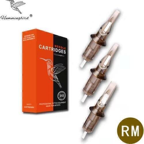 HUMMINGBIRD 1009RM Tattoo Needle Cartridges #10 (0.3mm) Magnums (9RM) for Tattoo Machines & Grips 20Pcs