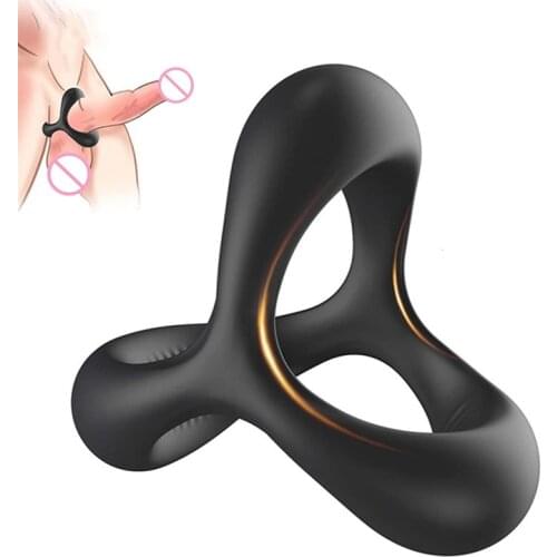 Penis Ring on for Men Delay Ejaculation Erection Sex Shop Cockring Dick Enlarger Sex Toys for Male Masturbators Adult Game