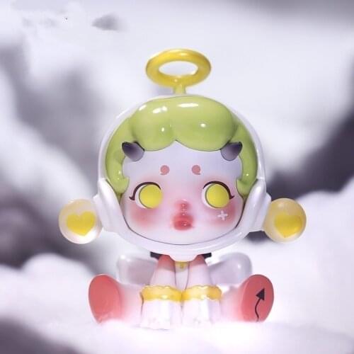 Kawaii Accessories Mysater Box Character Skull Panda Ancient Castle Series Skullpanda Opened Blind Box Kawaii toy figures