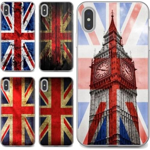Soft TPU Case england british uk flag Union Jack For LG G2 G3 G4 Mini G5 G6 G7 Q6 Q7 Q8 Q9 V10 V20 V30 X Power 2 3 Spirit