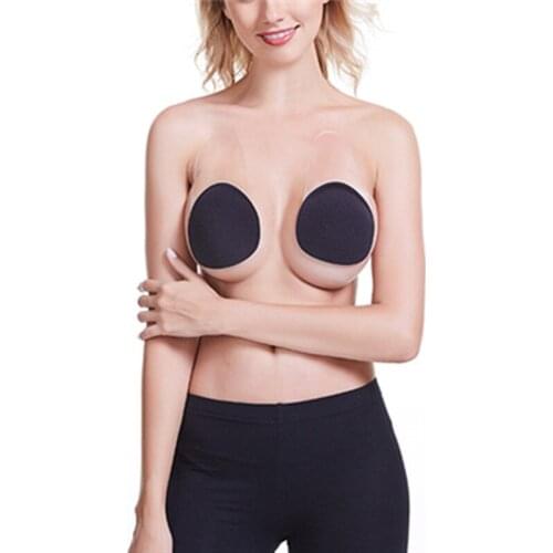 Summer New Silicone Breast Sticker Strapless Water Drop Lifting Nipple Sticker Reusable Transparent Party Dress Nipple Cover