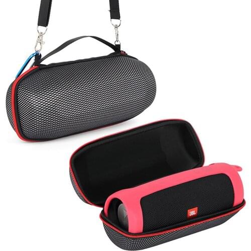 2 in 1 EVA Hard Carry Storage Portable Bag + Soft Silicone Cover For JBL Charge 4 Bluetooth Speaker Cases for JBL Charge 4 Box
