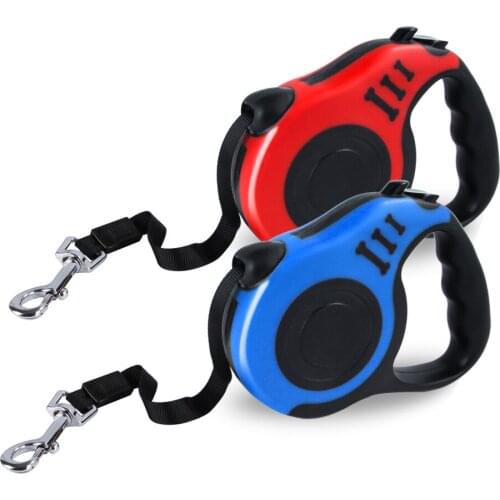 Durable Dog Leash Automatic Retractable Nylon Dog Lead Extending Puppy Walking Leads For Small Medium Dogs 3M / 5M Pet Pr