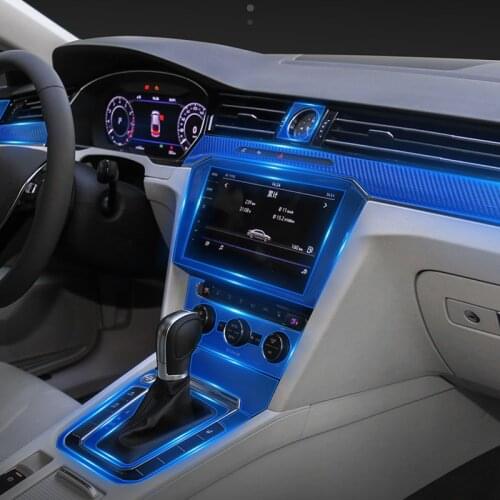 For Volkswagen VW cc arteon 2019 2020 TPU Transparent Film Car Sticker Dashboard Film Screen Protective Sticker Right Hand Drive