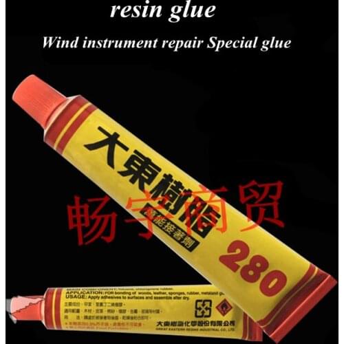 Wind instrument repair Special glue resin glue Flute saxophone clarinet trumpet trombone horn repair resin adhesive