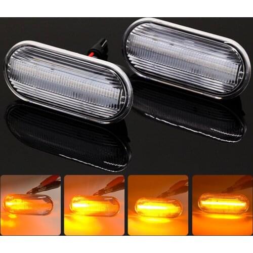 SUNKIA LED Side Marker Light for VW Volkswagen Easy Installation Golf 3/Passat /Polo/Sharan/Vento LED Signal Light
