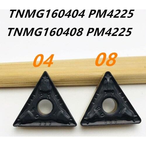 Carbide insert TNMG160408 TNMG160404 PM4225 high quality lathe tool TNMG 160408 machine tool accessories milling insert TNMG