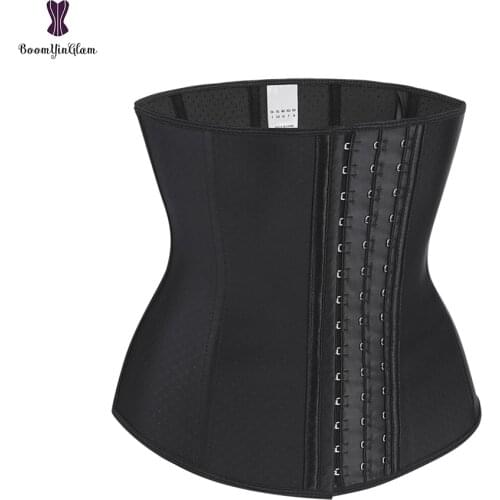High Quality Hot Sale In Amazon XXS Waist Cincher Corset Body Shaper 9 Steel Boned Latex Waist Trainer For Weight Loss 951