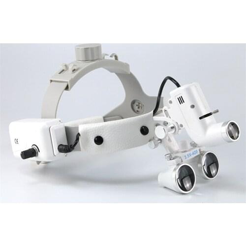High Quality Medical Headlight Dental Headlamp+2.5/3.5X Magnifying Glass Medical Magnifier Surgical Dental Loupes