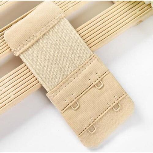 Supply Elastic Band Ladies Rear Back Bra Two Rows of Two Buckles Nylon Bra Extension Buckle Underwear Accessories Women