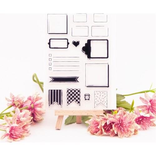 10x15cm Grid notes Transparent Clear Stamps Silicone Seals Roller Stamp DIY scrapbooking photo album/Card Making Easter