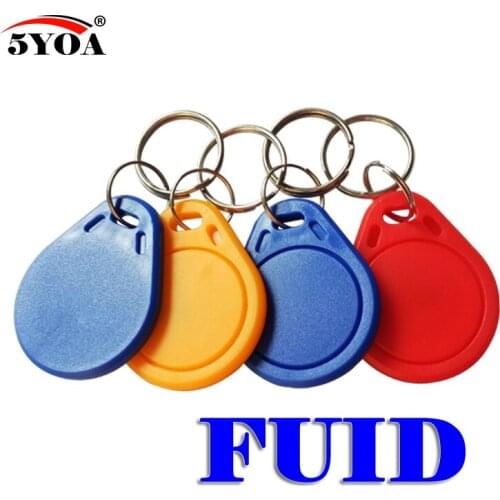 5pcs/lot FUID Tag One-time UID Changeable Block 0 Writable 13.56Mhz RFID Proximity keyfobs Token Key Copy Clone