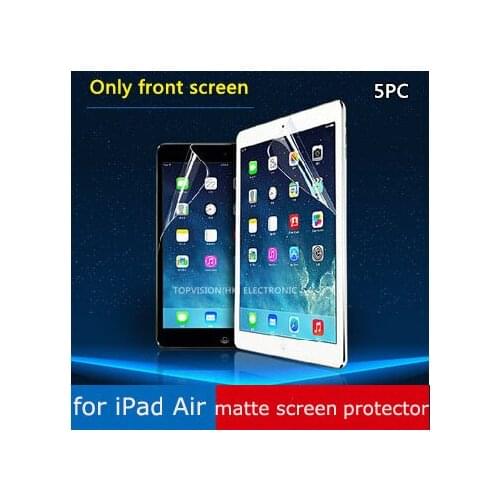 5PC/ Pack high quality anti glare screen protector for 2017 ipad air 1 2 pro 9.7 film guard matte check online status
