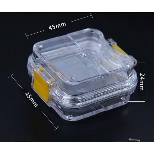 5pcs dental laboratory transparent crown box for dental laboratory dental clinic dental fixed packaging