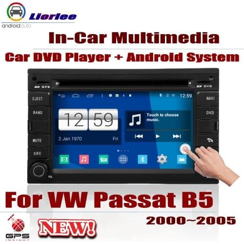 For VW Passat B5 2000-2005 Car Android DVD GPS Player Navigation System Radio Stereo Integrated Multimedia