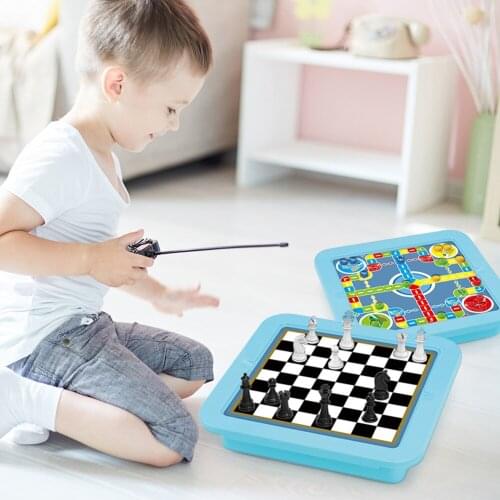 Multifunctional Flying Chess Children Puzzle Cessboard Parent-child Toys Checker Chess Board Toys Children Gift