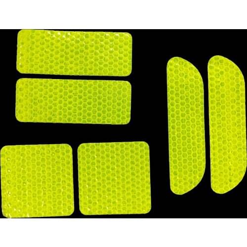 Car Door Sticker Decal Warning Tape Reflective Sticker Reflective Strip Motorcycle Bike Stickers Bicycle Reflective Fluorescent