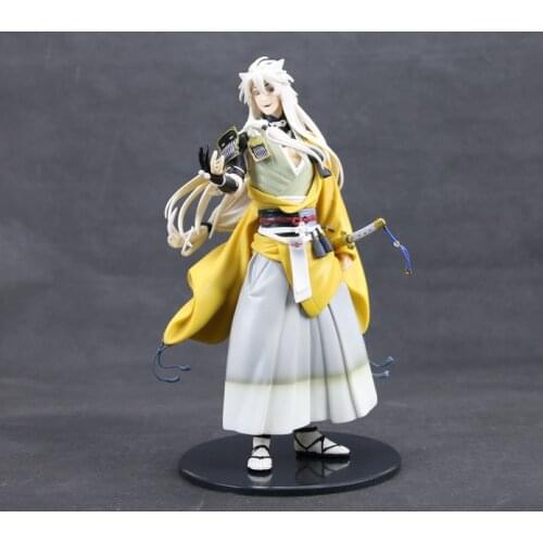 New Nitro+ Hot Game Touken Ranbu Online Shokitsunemaru Fox Ball Kimono with Sword Cool 23cm Action Figure