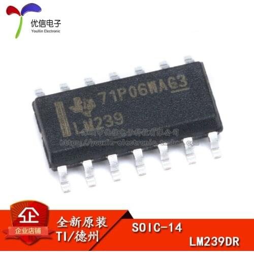 Genuine original patch LM239DR SOIC-14 chip four differential analog comparator