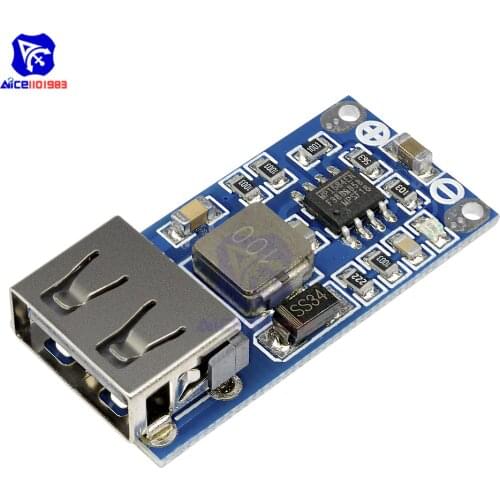 Diymore DC DC 6 -26V to 5.2V 3A Power Supply Step Down Buck Converter Board USB Charging Module for Car