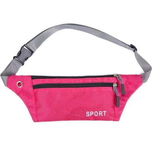 New Casual Outdoor Light Sports Waist Bag Oxford Utility Waist Pack Pouch Ride Adjustable Gym Belt Pouch for Hiking Running