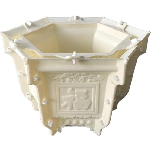 Diamond-shaped Cement Flowerpot ABS Mould Concrete Mould for Succulent Plants DIY flowerpots Home Garden Decoration