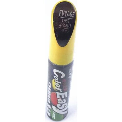 COLOR EASY Car scratch repair pen, auto painting pen FVW-65 for polo golf 6,7 touran passat tiguan CC ,car painting pen