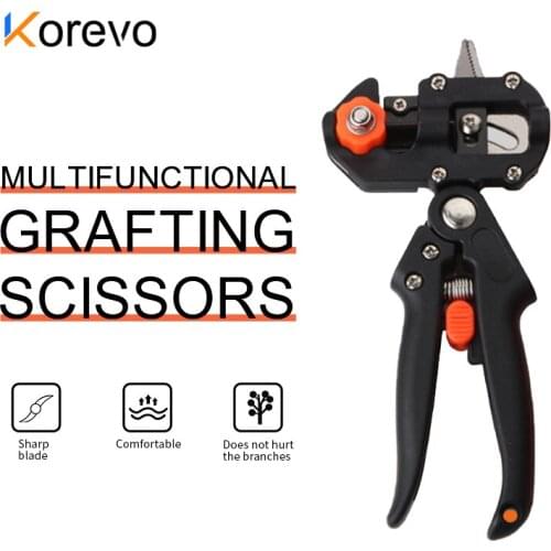 Garden Grafting Tool Farming Pruning Shears Scissor Fruit Tree Vaccination Secateurs Pruning Garden Tool with Tape Garden Tools