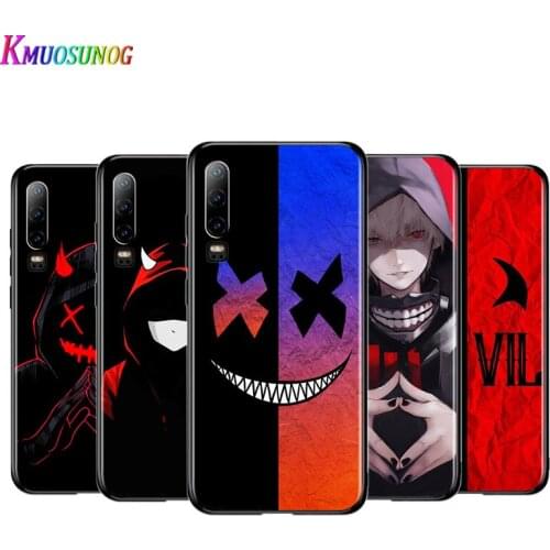 Anime Demon Boy Silicone Cover For Huawei P40 P30 P20 Pro P10 P9 P8 Lite E Plus 2019 2017 5G Black Soft Phone Case