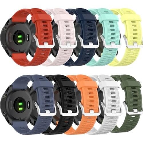 Silicone Simple Smartwatch Wristband Watch Strap for Garmin Forerunner 945 Lite Comfortable Watchband Smart Accessories
